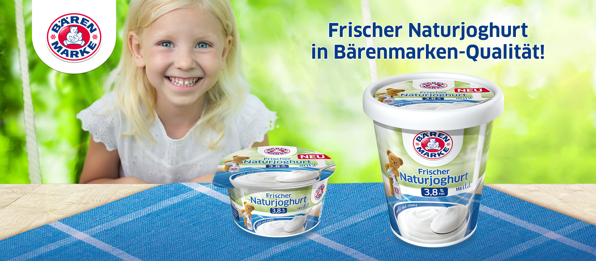 Familienmarketing Bärenmarke Joghurt
